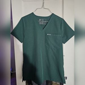 Figs Scrubs Set, XS, British Racing Green